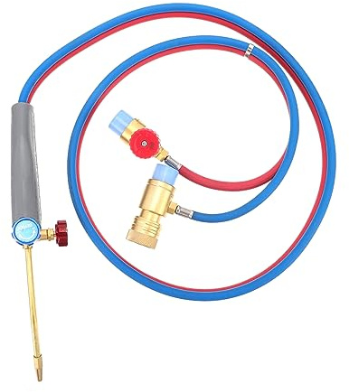 HOMSFOU 2m Mini Chalumeau à Gaz Avec Kit De Soudure De Outil De Soudage Et Pour Travaux De Soudure