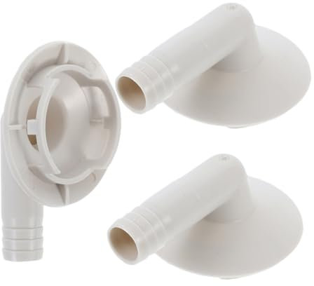 DIYEAH 3pezzi Adattatore Del Tubo Scarico Aria Condizionata Raccordo Gomito Per Tubo Flessibile Kit Sostituzione Del Scarico Connettore Unità Accessori Per Condizionatori D'aria