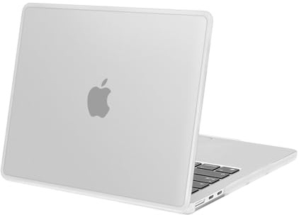 MOSISO Compatible with MacBook Air 13 inch Case M5 M4 M3 M2, Translucent | Soft TPU Frame Bumper Anti-Cracking Hard Shell Compatible with MacBook Air 13.6 inch Case 2026 2025 2024 2023 2022
