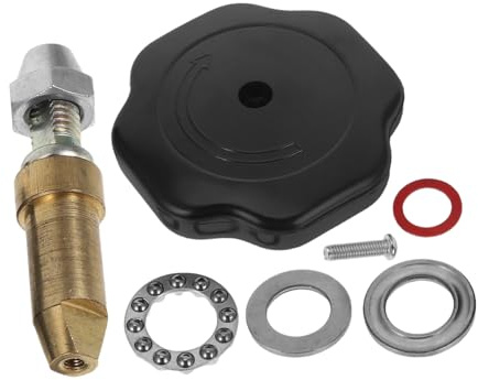 HAMPPLIES Válvulas de seguridad para olla a presión de cocina, kit de repuesto de cobre medio, accesorios universales sellado, compatible con uso doméstico, práctico sólido