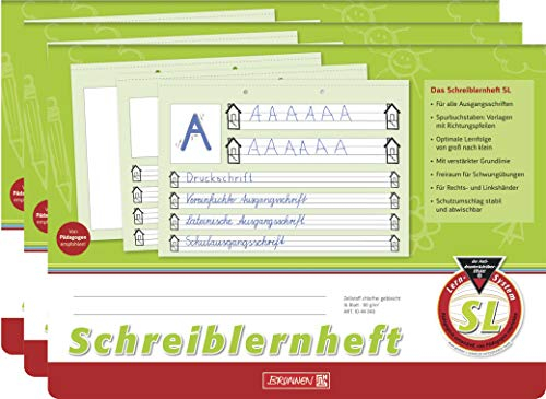 Brunnen Schreiblernheft (3 Hefte, Lineatur SL)