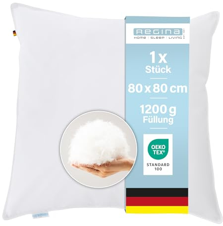 REGINA HOME SLEEP LIVING EST. 1967 Cuscino a 3 camere, 80 x 80 cm, 1000 g/200 g