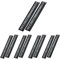 AOLISHENG 5 pares de guías de cajón de extensión completa 200 250 300 350 400 450 500 550 600 mm resistente 45 kg de capacidad de carga lateral rodamiento de bolas para gabinete de cocina