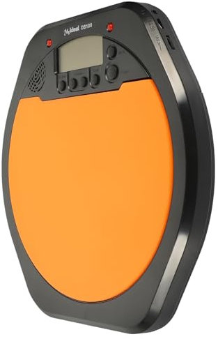 Toyvian Digitales Elektronisches Schlagzeuger Übungs Drumpad Mit Metronom Und Kopfhöreranschluss Silikon Oberfläche Lcd Display Für Einsteiger Und Profis