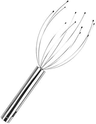 Healeved Masajeador Eléctrico De Cuero Cabelludo Compacto Portátil, Herramienta De Masaje Cabezal De Alambre Para Estimular Circulación y Aliviar Tensión, Uso Diario Para Relajación y Cuidado Personal