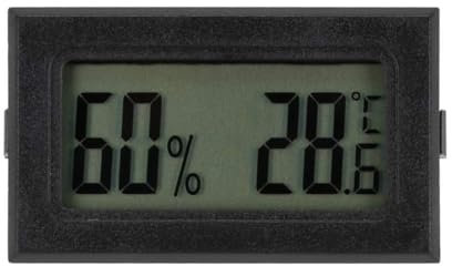 BESPORTBLE Kabelloses Digitales Mini-hygroskop Für Den Außenbereich Zur Messung Von Temperatur Und Luftfeuchtigkeit 2er-pack Für Bruträume Leicht Zu Tragen Und Zu Verwenden Schwarz