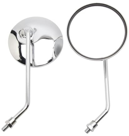 Motorrad Spiegel Universal 10mm Motorrad Rearview Außenspiegel Roller Runde Seite Spiegel Für GN 125 Jog BWS BWS 100 125 Vino