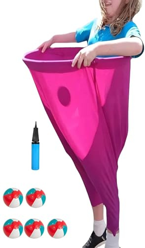 Oma-Hosen-Wurfspiel für den Garten, Outdoor-Spiel für Erwachsene und Kinder, geeignet für Geburtstagsfeiern im Freien und Familientreffen(Pink,Adult)
