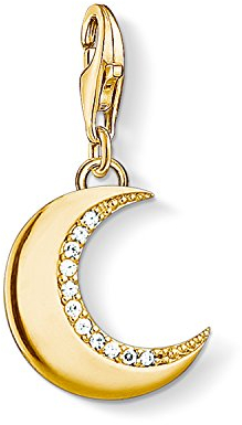 Thomas Sabo Damen Charm-Anhänger Schutzmond Charm Club 925 Sterling Silber 1500-414-14