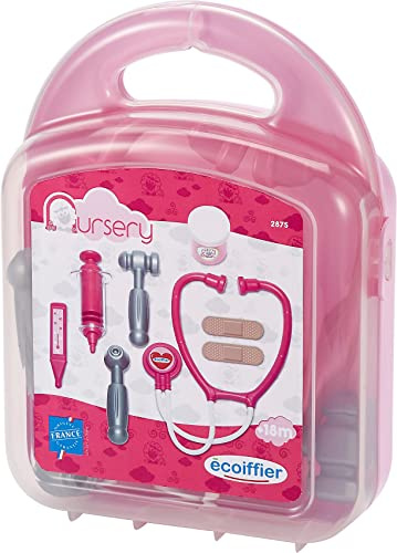 Écoiffier Maletín médico Rosa para Niños Médicos