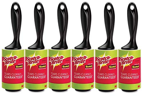Lint Roller Removes lint, fur, fuzz and other debris from clothing and upholstery(Pack of 6, 56 sheets on each roll)