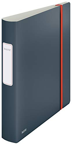 Leitz Qualitäts-Ordner 180° Active, A4, 350 Blatt, 6,5 cm Rückenbreite, Samtgrau, Cosy-Serie, 10390089