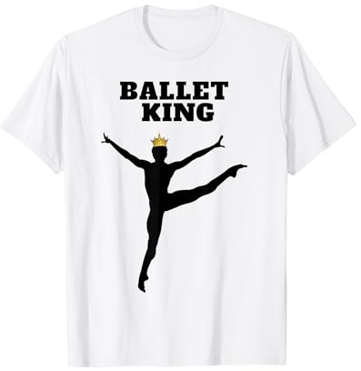 Ballet King | Mens Ballet Tshirt | Boys Ballet T-Shirt