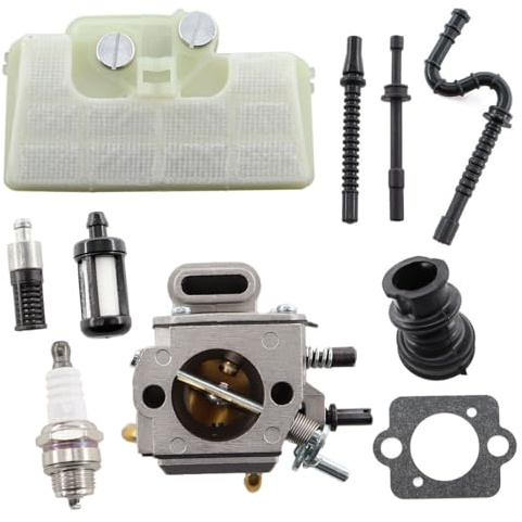 MCHNIC Vergaser mit Luftfilter Benzinschlauch für Stihl 029 039 MS 290 MS 310 MS 390 Motorsäge Ersetzt Zama 1127 120 0650 HD-19