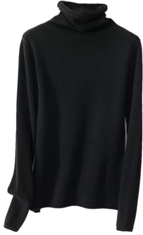 Vogrtcc Suéter De Cuello Alto De Cachemira para Mujer Otoño Invierno Jersey De Cuello Alto Suéteres