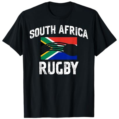 Sport Lustiges Rugby Spieler South Africa Rugby T-Shirt