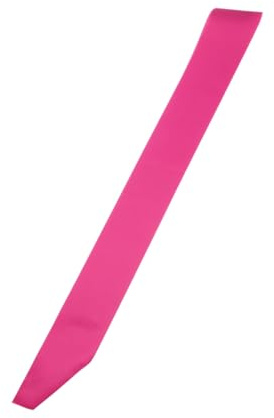 PATIKIL 63x4 Bandas de Satén en Blanco, Bricolaje Simple Cintas Graduación Reina Bandas Fiesta Accesorio para Graduado Fiesta Boda Banquete Halloween Decoraciones, Rosa Rojo