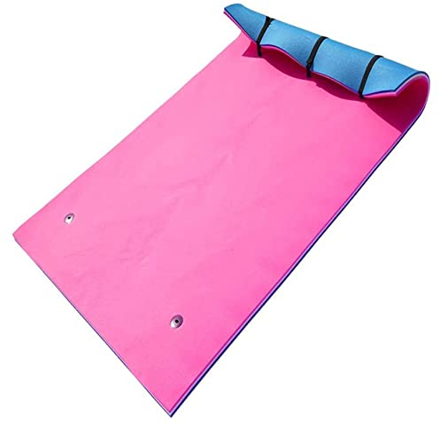 3-lagige Schwimmmatte aus XPE-Schaum, Wassermatte, reißfeste Seerosen-Wassermatte, schwimmende Schwimmmatte für See, Meer, Strand, Fluss