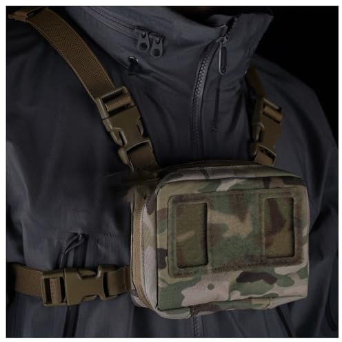 Fotrsta Tactical MOLLE Folding Navigation Board Tasche, Handy Halter Handy Gear Brusttasche Airsoft Gear Molle System Paintball Jagd