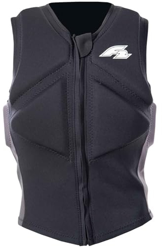 F2 Herren Prallschutz Weste Kite & Surf Weste XL Schwarz 2024/25