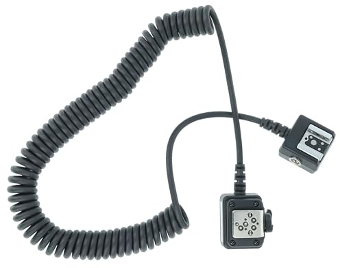 vhbw TTL Blitzkabel kompatibel mit Nikon Speedlight SU-800 | SB-R200, SB-900, SB-910 Kamera, Blitzgerät - Synchronkabel, 150cm