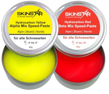 SkinStar Hydrocarbon Alpha-Beta Mix Speed-Paste Set Skiwax Skiwachs Wachspaste fluorfrei