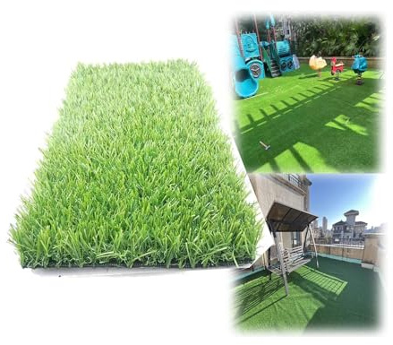 Artificial Grass Turf Garden Realistic Synthetic Mat， Breathable Soft Garden Grass Roll, 32 sizes,Customized Sizes(1x4m/3x13ft)