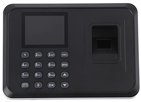 Control Horario Empleados, Máquina de asistencia de huellas dactilares Pantalla LCD Pantalla LCD USB Huella digital Sistema de asistencia Tiempo reloj empleado registrador registrador