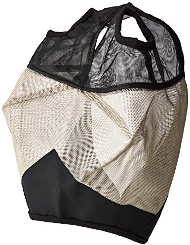 Rhinegold Masque Anti-Mouches sans Oreilles, 0, Noir/Gris, Full