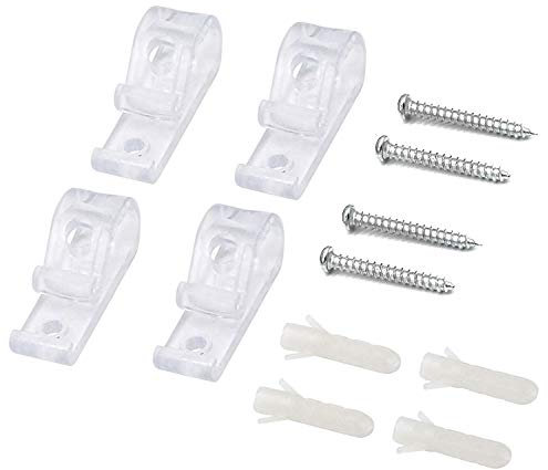 Roman Shade Saftey Cord Guides-Clear(Four)