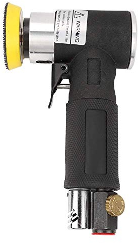 DollaTek Smerigliatrice pneumatica a 90° Mini Smerigliatrice pneumatica a 90 ° + Smerigliatrice/lucidatrice angolare ad aria compressa levigatrice orbitale da 3 pollici