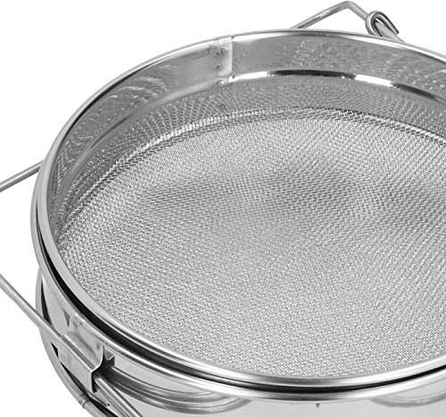 Edelstahl-Honigsieb, Bienenzuchtfilter, Doppelhonigsieb-Siebausrüstung Andere Handwerkzeuge und Zubehör