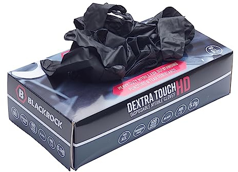 Blackrock Nitril Medium Einweghandschuhe, Puderfrei, Latexfrei