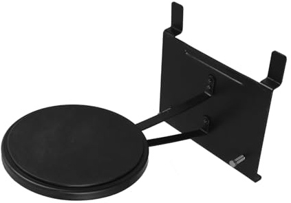 Bassdrum Pedal Übungspad Doppelfußpedal Stahl Schwarz | Fußkontrolle, Unterwegs und Beim Üben, Leicht und Tragbar, Ruhiges Training der Bassdrum Fußarbeit Zufällige Farbe