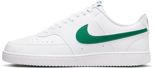 Nike Herren Court Vision Lo Nn Low Top Schuhe, White/Malachite-White, 45 EU