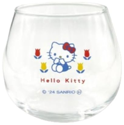 マリモクラフト(Marimocraft) Marimo Craft SRTZ-175 Hello Kitty Flower, Wobble Glass, φ3.3 x H3.5 inches (85 x 90 mm)