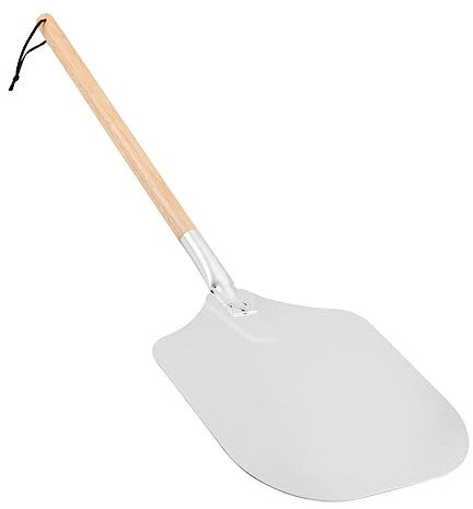 Pelle a Pizza - 12 Professionnelle Pelle à Pizza - Pelle Pizzaen Aluminium - Paddle à Pizza de Manche en Bois Amovibles pour Four à Pizza, Tarte, Pain