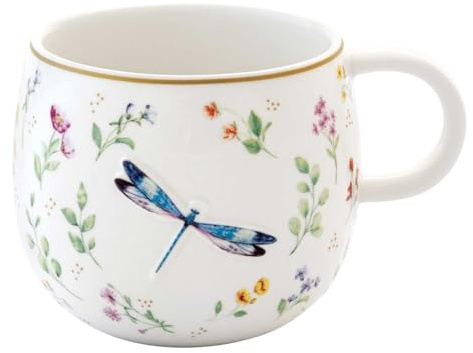 Easy Life - Mug en Porcelaine Design en Boite Cadeau Fancy Garden 400ml Modèle Aléatoire Vendu à l'unité - EASYLIFE