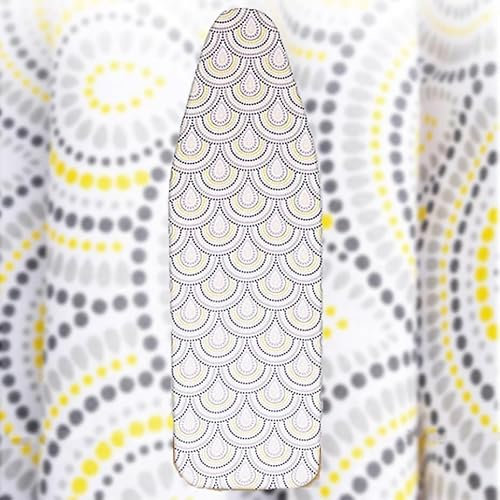 QSPNVFB Housse Table À Repasser 80x30 Cm, Cotton Planche À Repasser Couverture, Housse pour Table À Repasser Résistante Aux Brûlures, Serrage par Cordon(12x32 inch(30x80 cm))