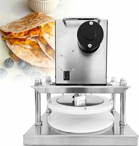 OJHGRDFV Electric Dough Press Machine Commercial Tortilla Press Stainless Steel Pizza Press Commercial Dough Sheet Press Pizza Former Machine