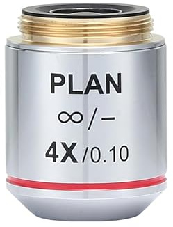 1PC Professionelle Infinity Plan Objektiv 195 Achromatische Ziele for Olympus Mikroskop(Infinity 4X)