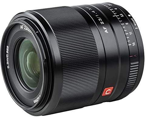 VILTROX AF 23mm F1.4 XF Lens for Fuji X-mount Camera Body,Auto Focus Wide Angle APS-C Prime Lens Large Aperture for Fujifilm X Mount Camera X-T4 X-T3 X-T2 X-T30 X-T20 X-PRO2 X-H1 X-E4 X-S10