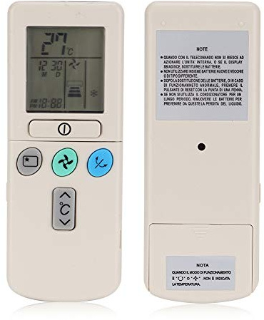Exliy Sostituzione del Telecomando del condizionatore d'Aria di Raffreddamento, Telecomando Universale dell'Aria condizionata per Hitachi RAR-2A1 RAR-52P1 RAR-2SP1 RAR-3U4 RAR-2P2 RAR-3U3 RAR-52P2