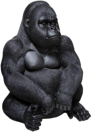 Atmosphera – Figur Gorilla sitzend, Höhe 46 cm