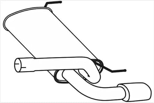 VEGAZ OS-793 Endschalldämpfer Endtopf