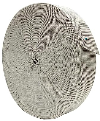 25 Métre Ruban de Sangle en Nylon, Sangle de Sac, Ruban de Sac à Dos, 16 Couleurs/5 mesures, Travaux Manuels, Craft, Bagage, Ceinture, Sangle de Sac à Dos de Voyage, (Gris 310, 20 mm)