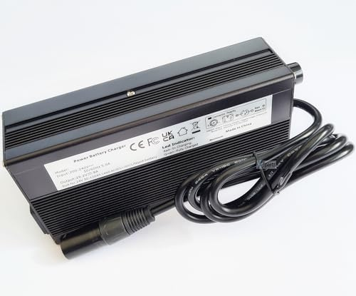 24V 8AMP Lead-Acid Mobility Scooter Battery Charger use for Pride Mobility, Jazzy Power Chair, Shoprider Male 3-Pin XLR Plug