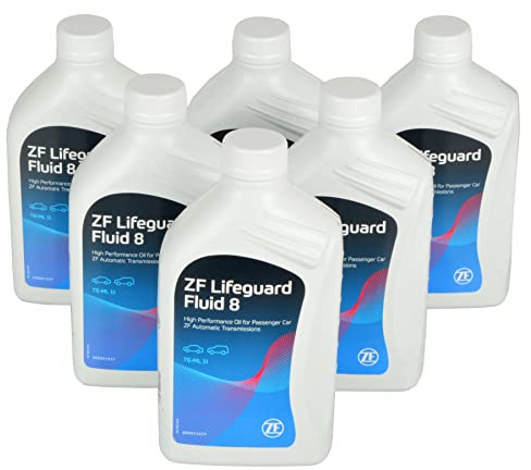 ZF 6 Liter Automatikgetriebeöl 8HP 1 Set, 6000 Gramm, Korrosion verhindern, 6 Liter, 6000 Milliliter, Automatikgetriebeöl, Lubrikant | 6 Liter, 6000 Milliliter, Automatikgetriebeöl, Lubrikant