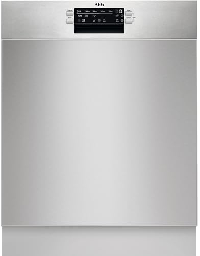 AEG FUS6491AZM Unterbau-Geschirrspüler / Serie 6000 mit SatelliteClean / 60cm / AirDry - ideale Trocknungsergebnisse / C / energiesparend / MaxiFlex Besteckschublade / Display / Startzeitvorwahl