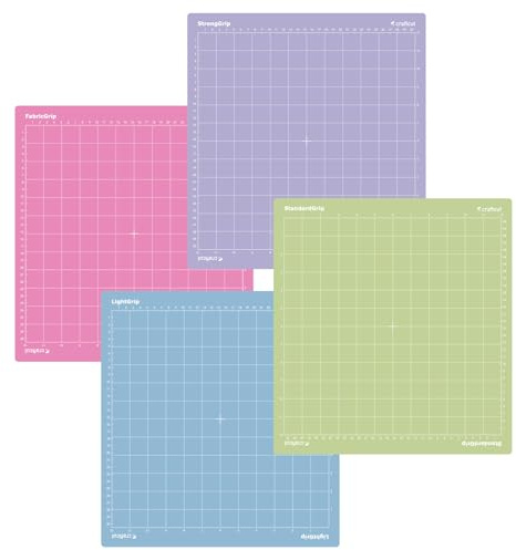 craftcut® 4er Set 12' x 12' Schneidematten kompatibel mit Cricut Maker(TM) und Cricut Explore(TM)